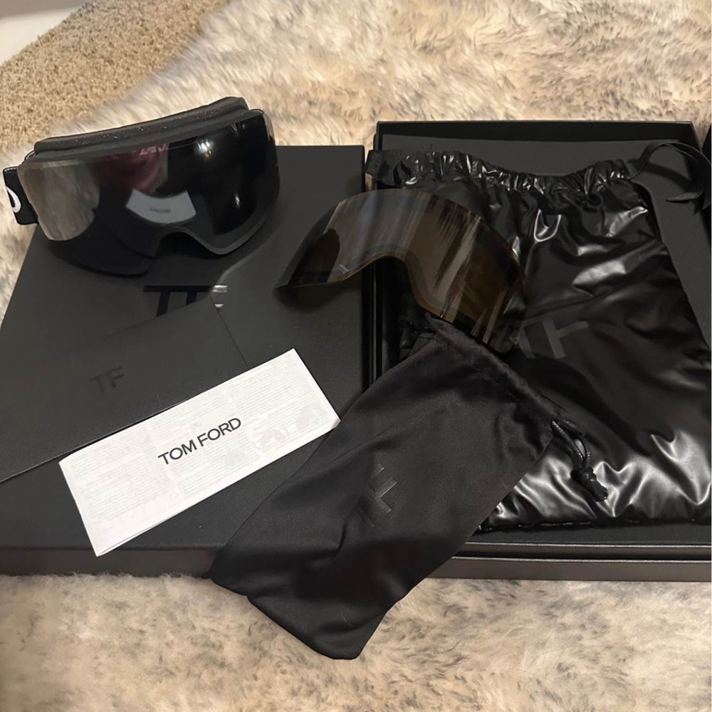 Tom Ford Black Ski Goggles
